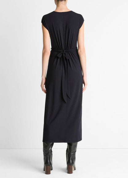 VINCE Exclusive - Jersey Wrap Midi Dress in Dresses