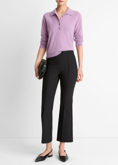 VINCE Featured - Cashmere-Silk Polo Sweater in Cashmere