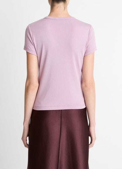 VINCE Great Value - Pima Cotton-Blend '90s Shrunken T-Shirt in Short Sleeve