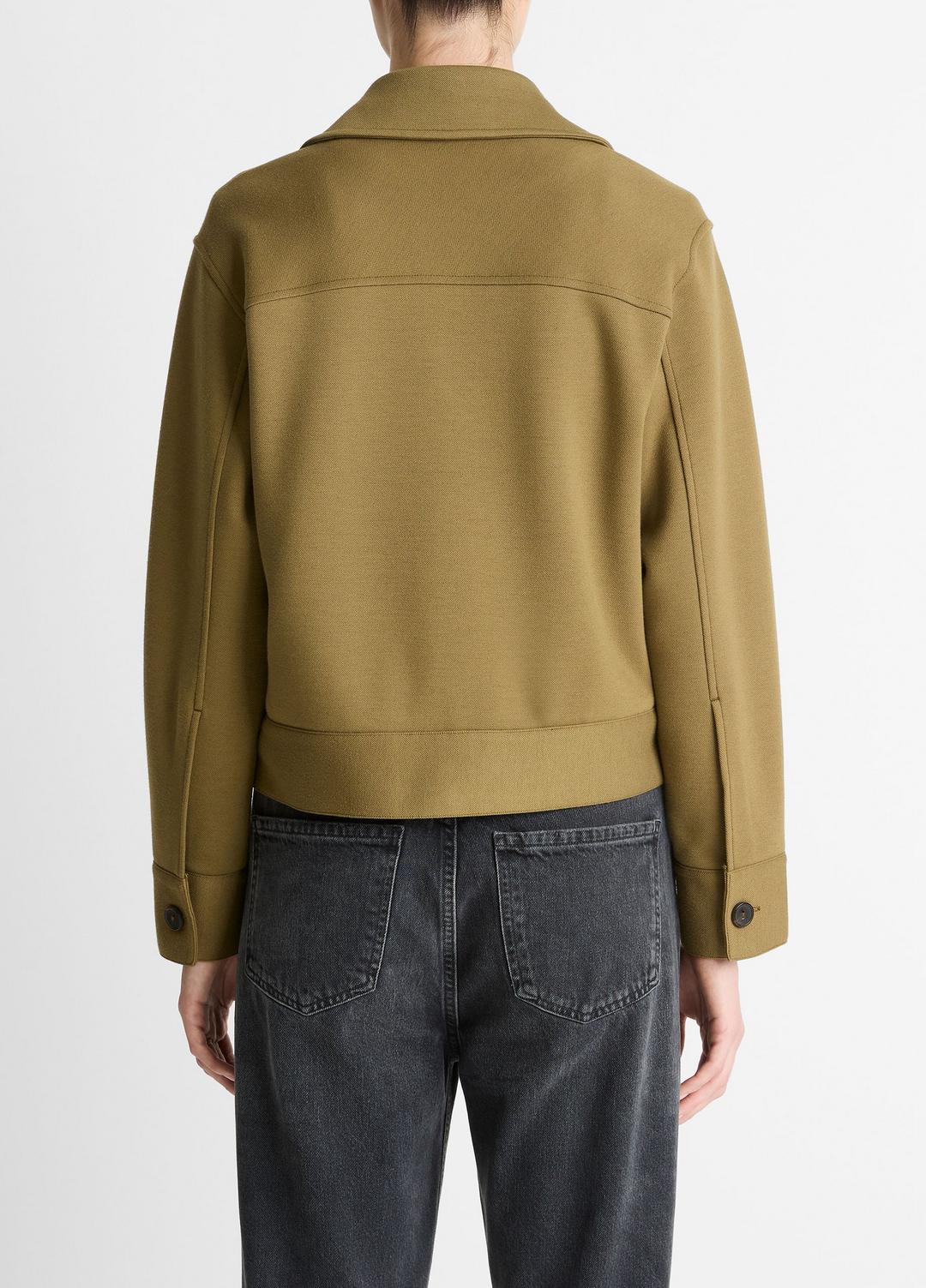 VINCE Sale - Double-Face Cropped Jacket in Jackets