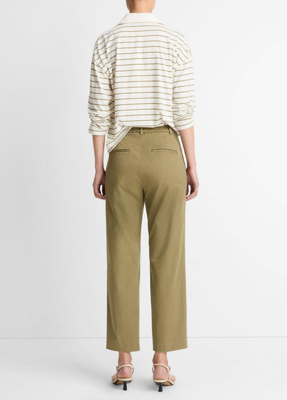 VINCE Best Price - Avery Mid-Rise Italian Stretch-Cotton Chino Pant in Trousers