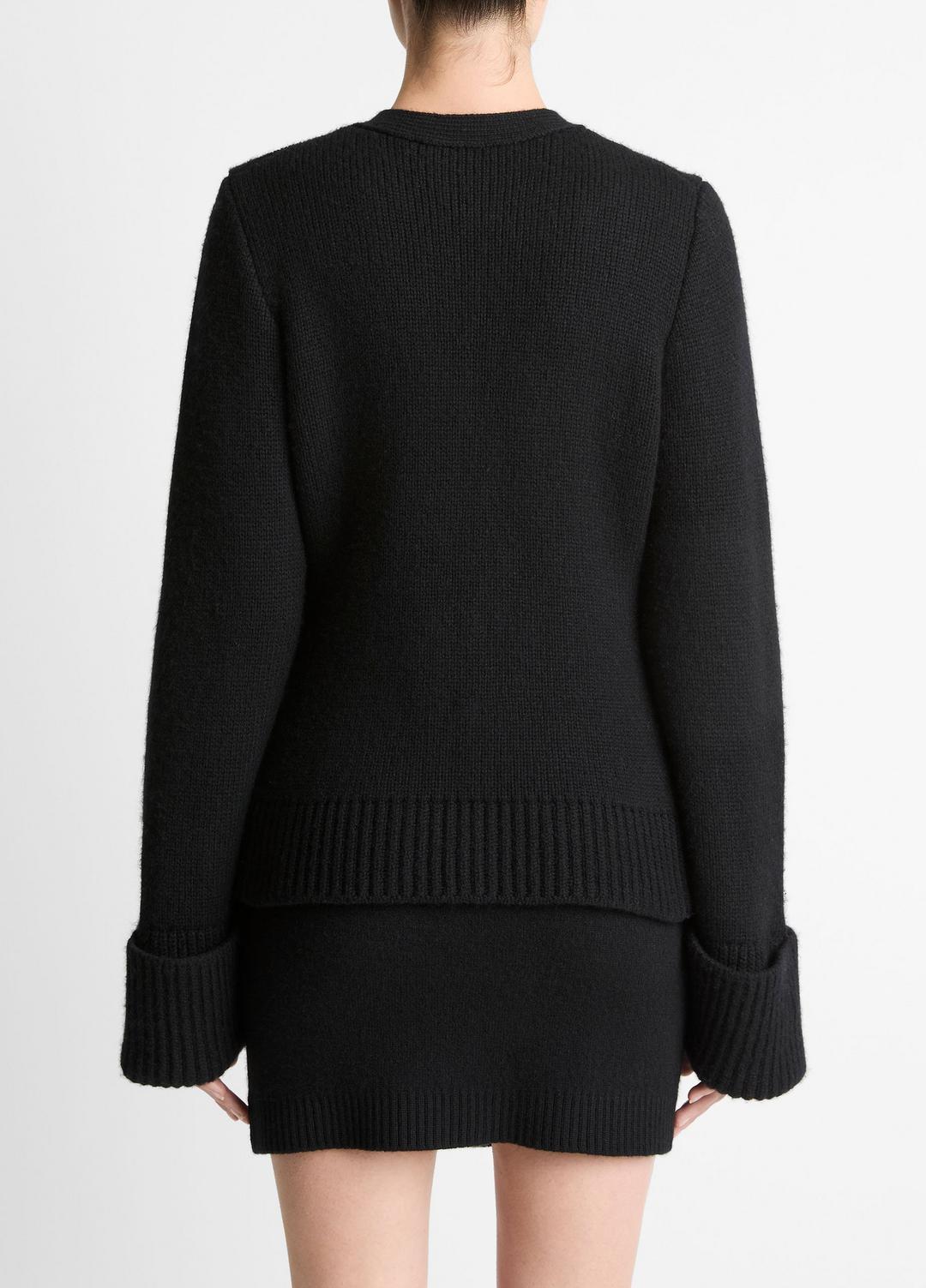 VINCE New - Double-Face Wool & Cashmere-Blend Cardigan in Cardigans