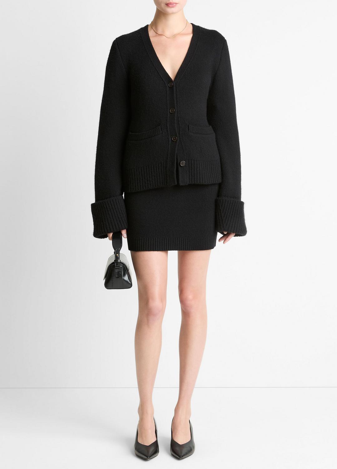 VINCE New - Double-Face Wool & Cashmere-Blend Cardigan in Cardigans