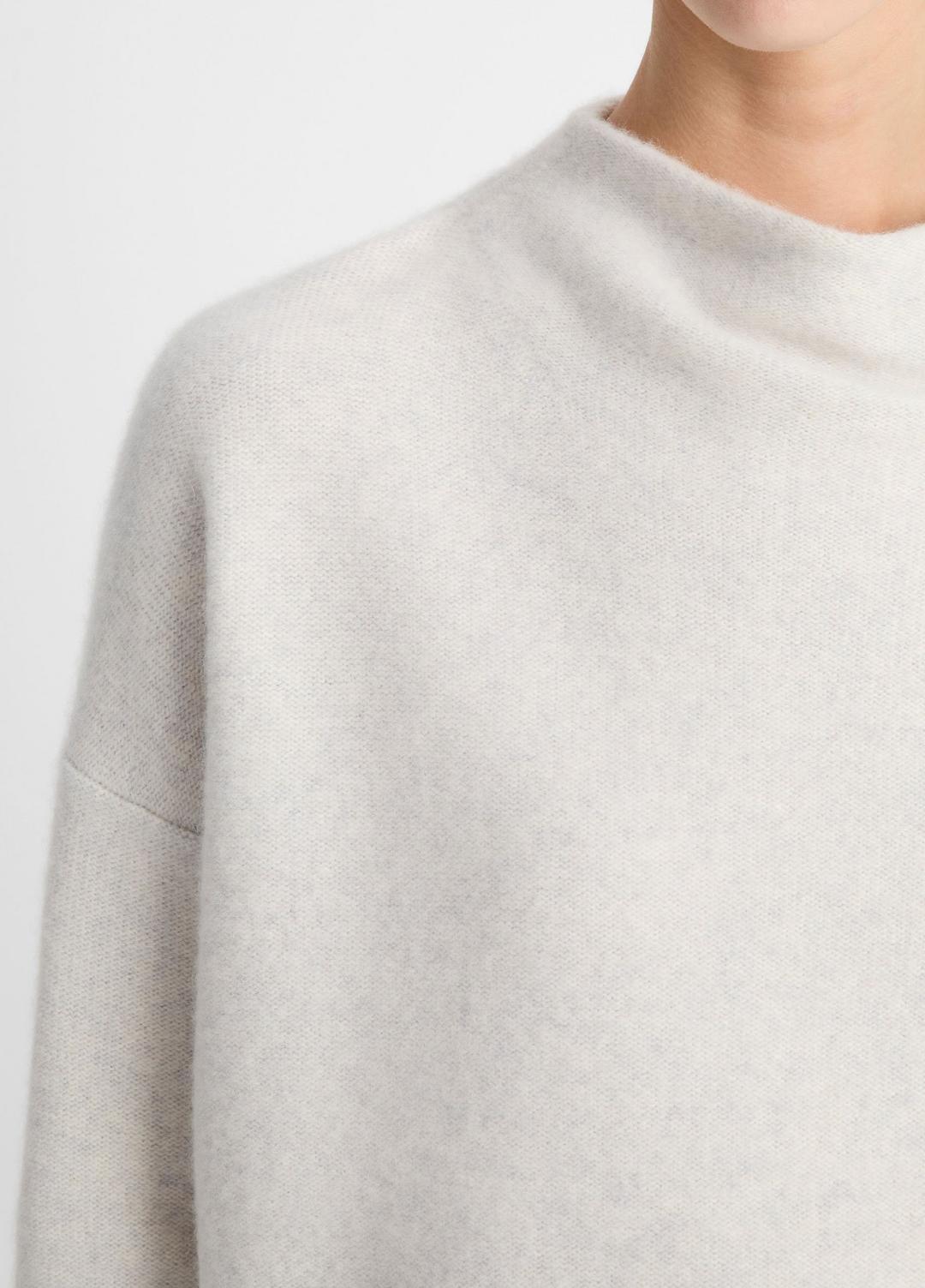 VINCE Featured - Plush Cashmere Funnel-Neck Sweater in Turtleneck