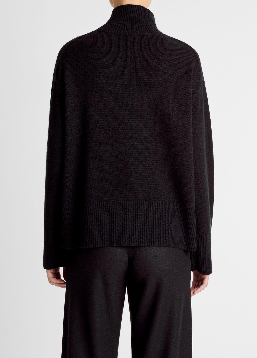 VINCE Smart Buy - Wool-Cashmere Side-Slit Turtleneck Sweater in Turtleneck