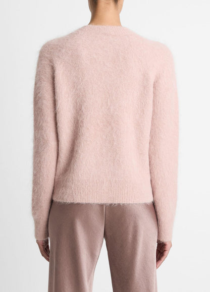 VINCE New - Brushed Alpaca-Blend Crew Neck Sweater in Crew Neck