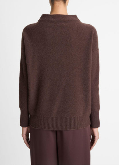 VINCE Exclusive - Plush Cashmere Funnel-Neck Sweater in Turtleneck