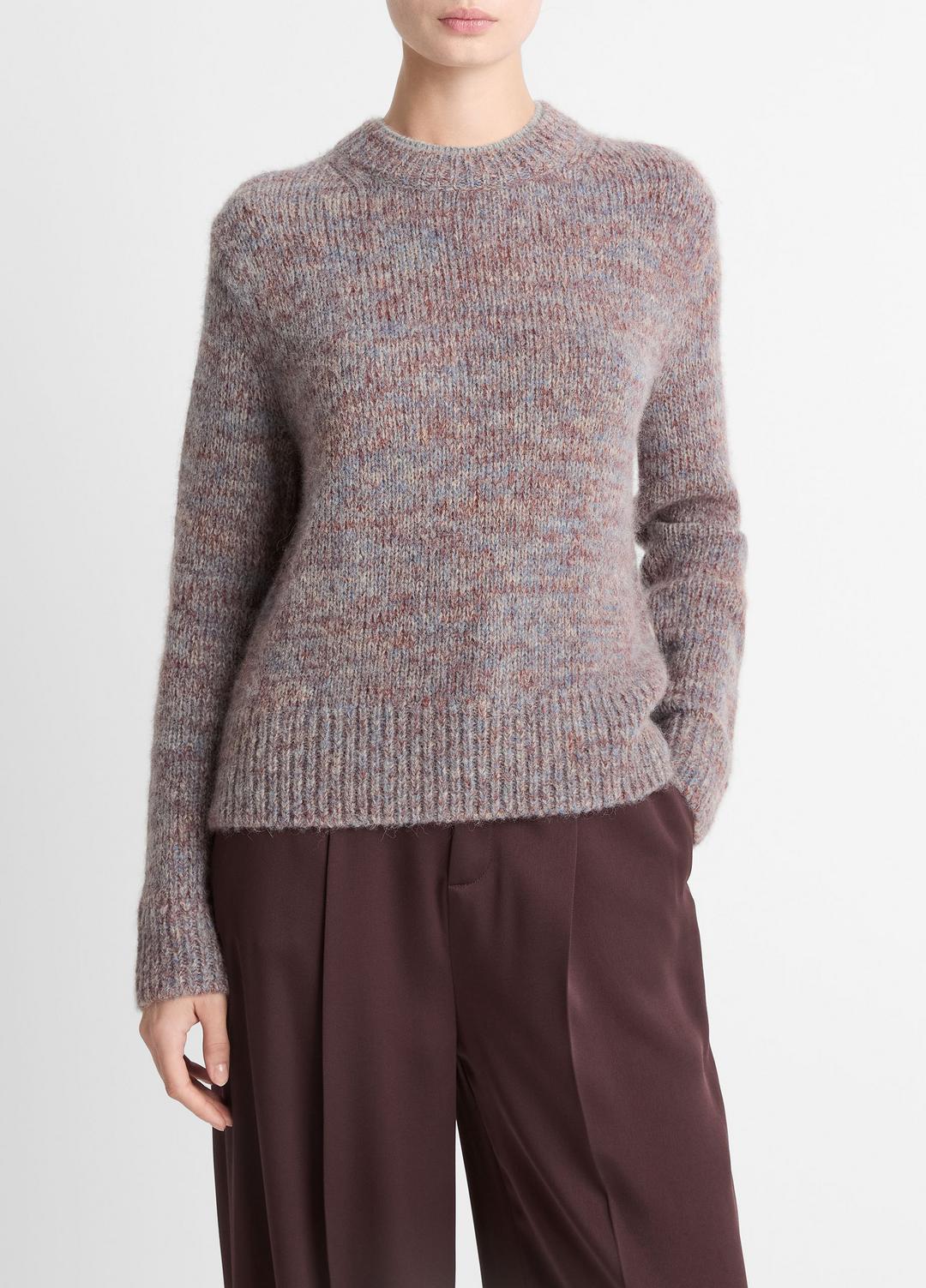 VINCE Trusted - Marled Crew Neck Sweater in Crew Neck