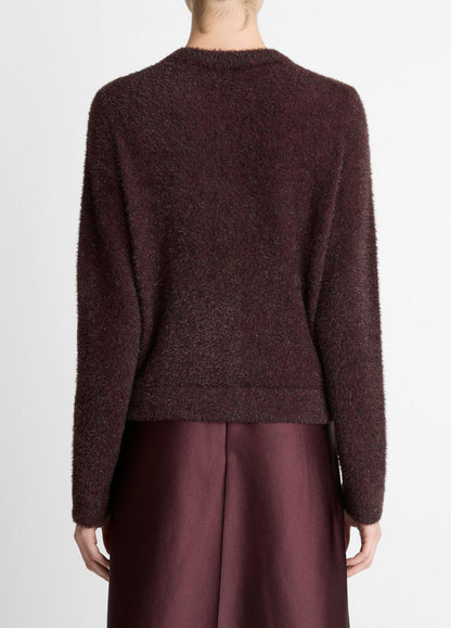 VINCE Premium - Metallic Eyelash Cardigan in Cardigans