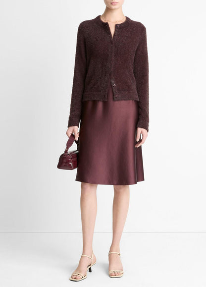 VINCE Premium - Metallic Eyelash Cardigan in Cardigans