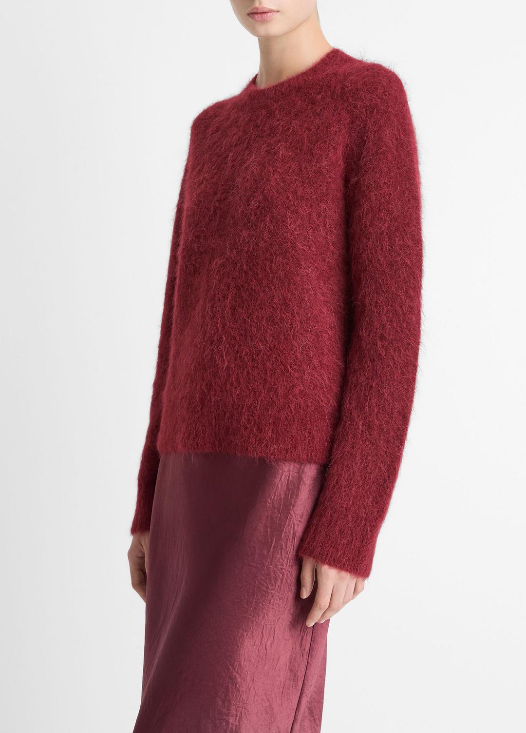 VINCE Exclusive - Brushed Alpaca-Blend Crew Neck Sweater in Crew Neck