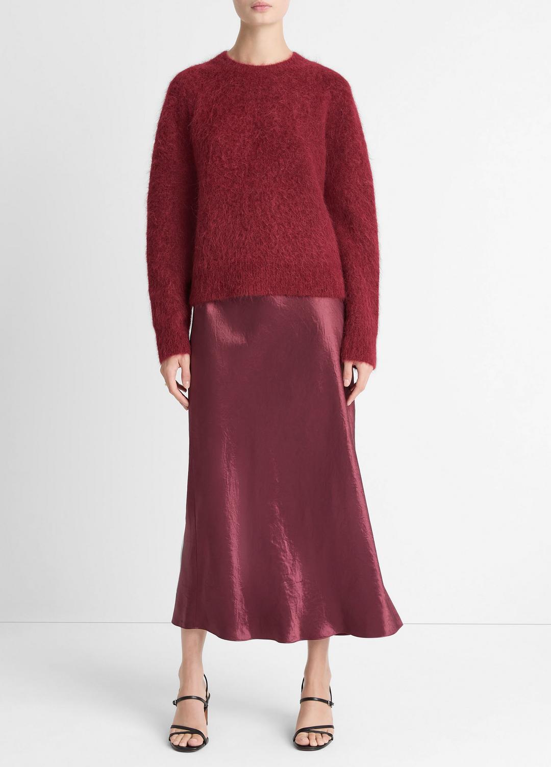 VINCE Exclusive - Brushed Alpaca-Blend Crew Neck Sweater in Crew Neck