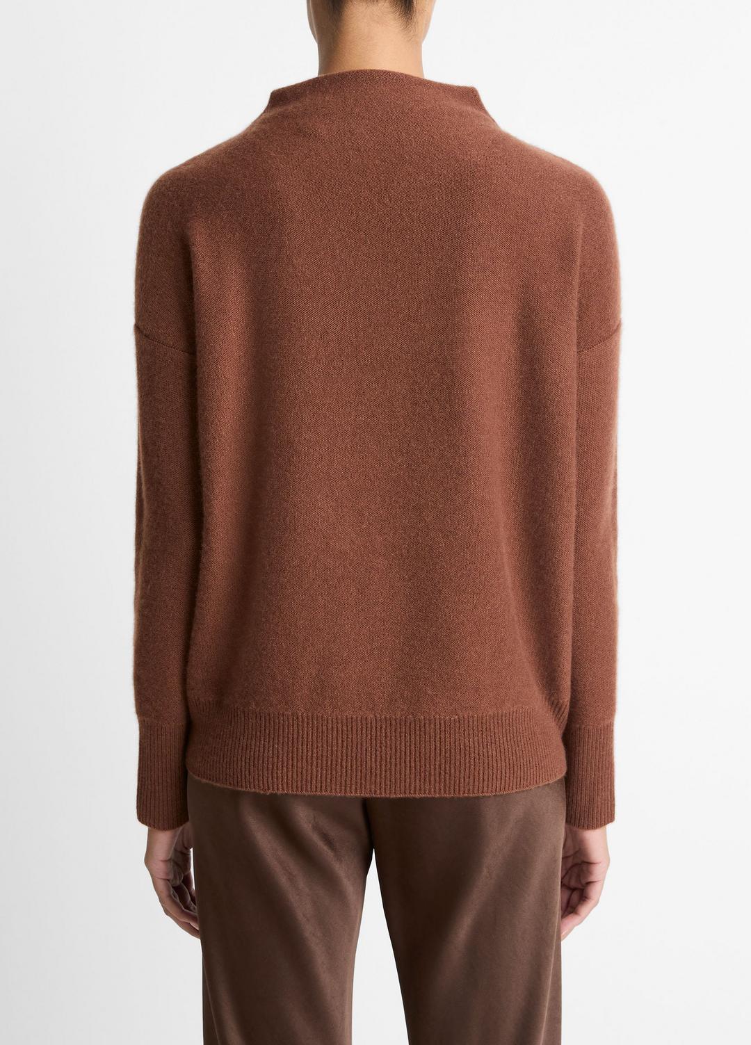 VINCE Best Price - Plush Cashmere Funnel-Neck Sweater in Turtleneck