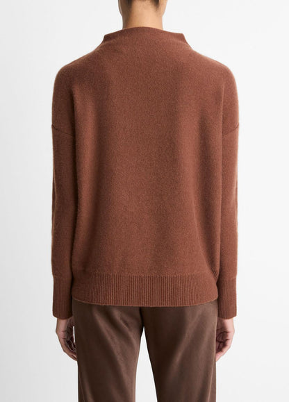VINCE Best Price - Plush Cashmere Funnel-Neck Sweater in Turtleneck