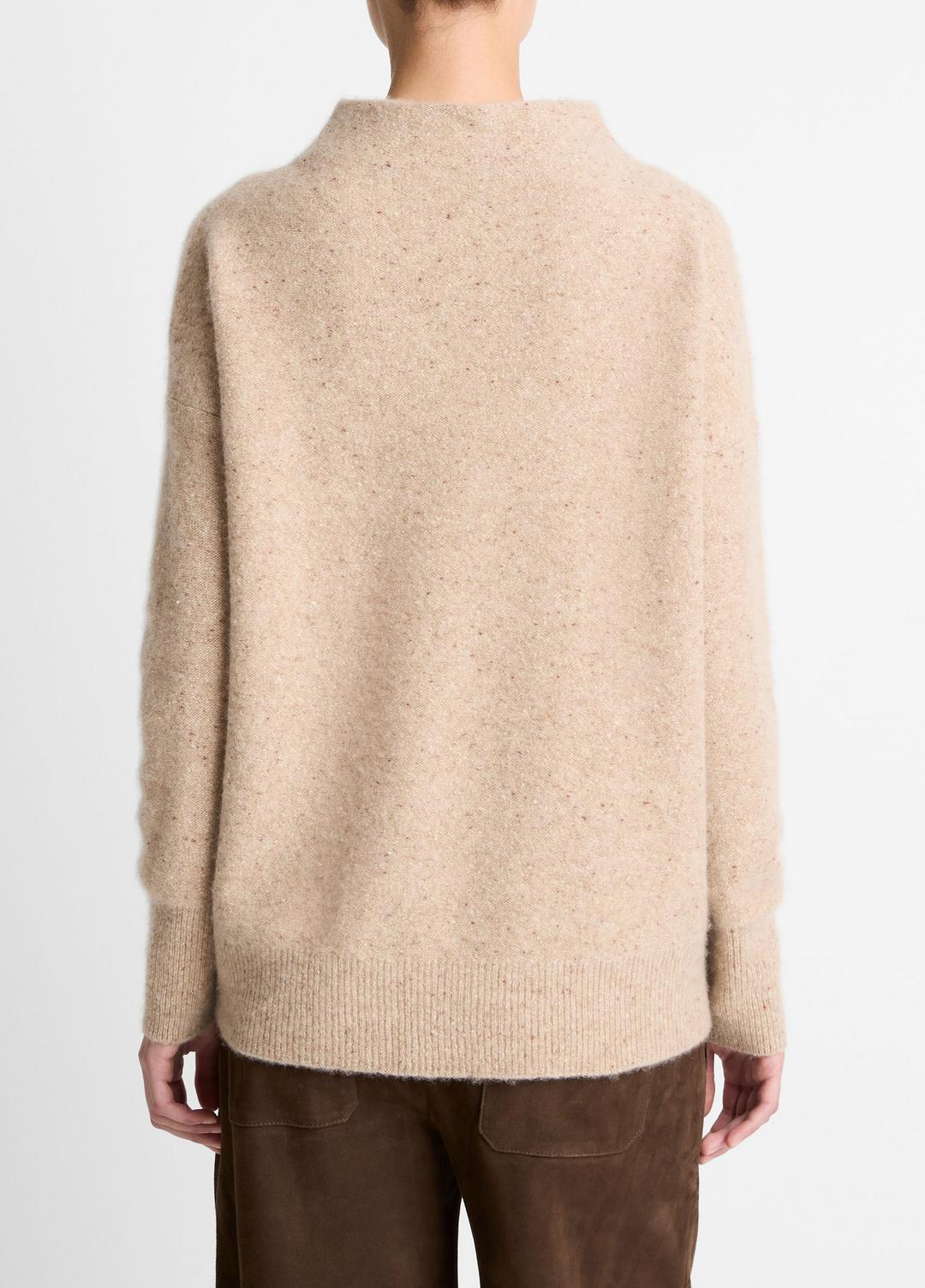 VINCE Special Offer - Donegal Cashmere Funnel-Neck Sweater in Turtleneck