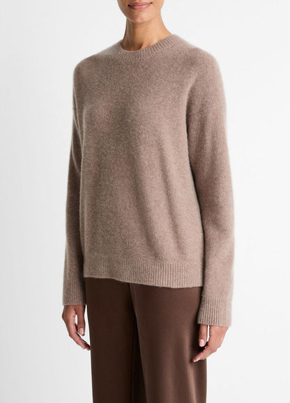 VINCE Customer Favorite - Plush Cashmere Crew Neck Sweater in Crew Neck
