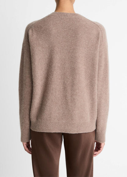 VINCE Customer Favorite - Plush Cashmere Crew Neck Sweater in Crew Neck