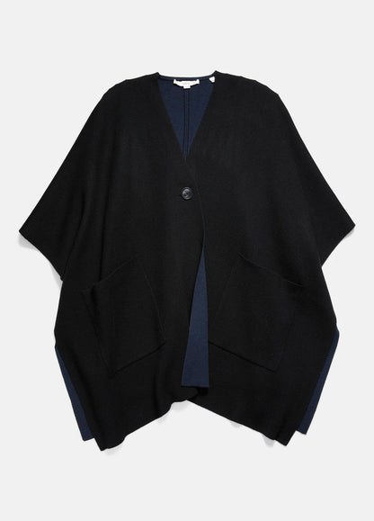 VINCE Latest - Wool and Cashmere Double-Face Cape in Sweaters
