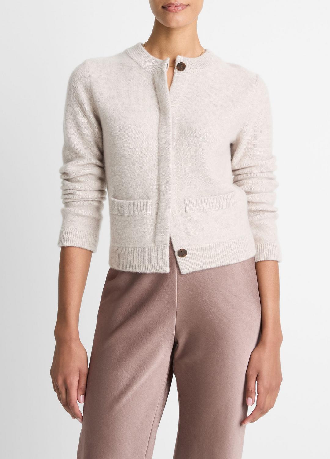 VINCE Trending - Plush Cashmere Shrunken Cardigan in Cardigans