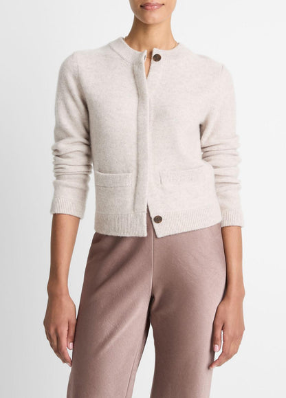 VINCE Trending - Plush Cashmere Shrunken Cardigan in Cardigans
