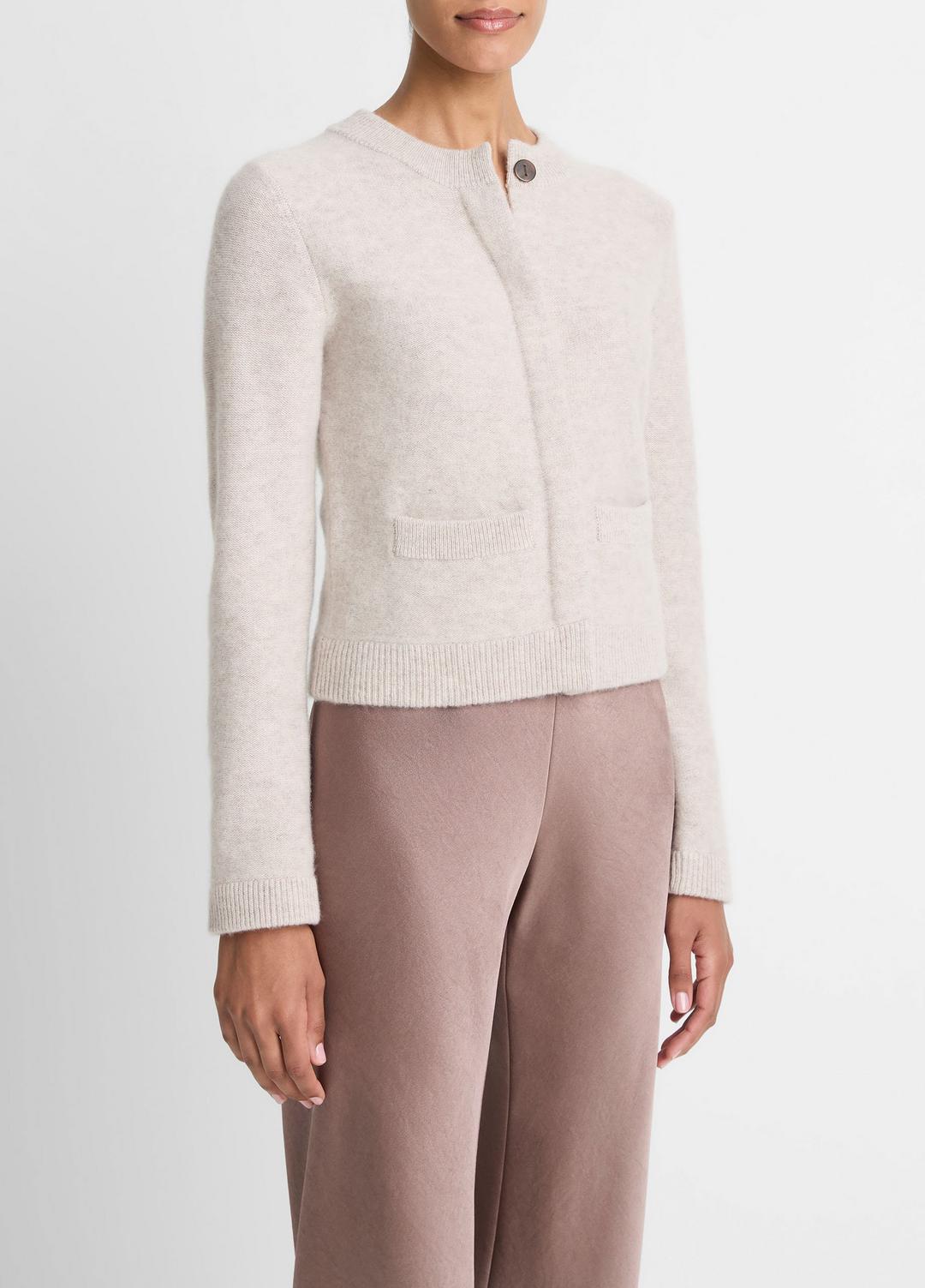 VINCE Trending - Plush Cashmere Shrunken Cardigan in Cardigans