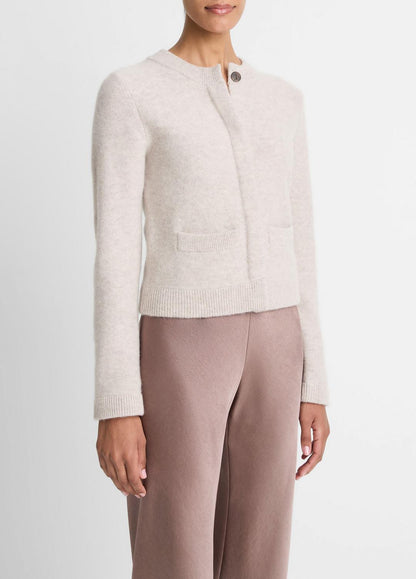 VINCE Trending - Plush Cashmere Shrunken Cardigan in Cardigans