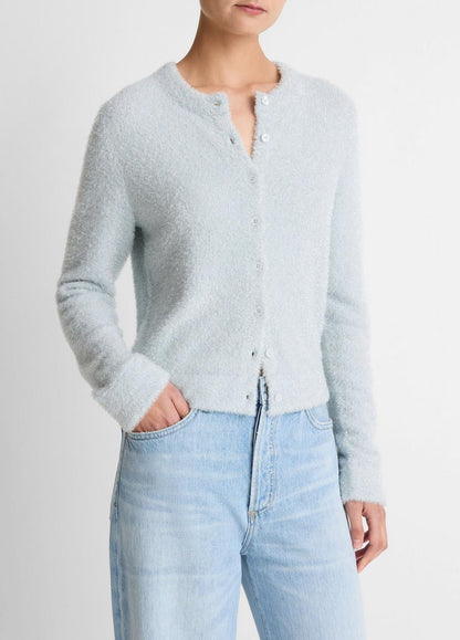 VINCE Value - Metallic Eyelash Cardigan in Cardigans