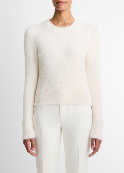 VINCE Best Seller - Eyelash Crew Neck Sweater in Crew Neck