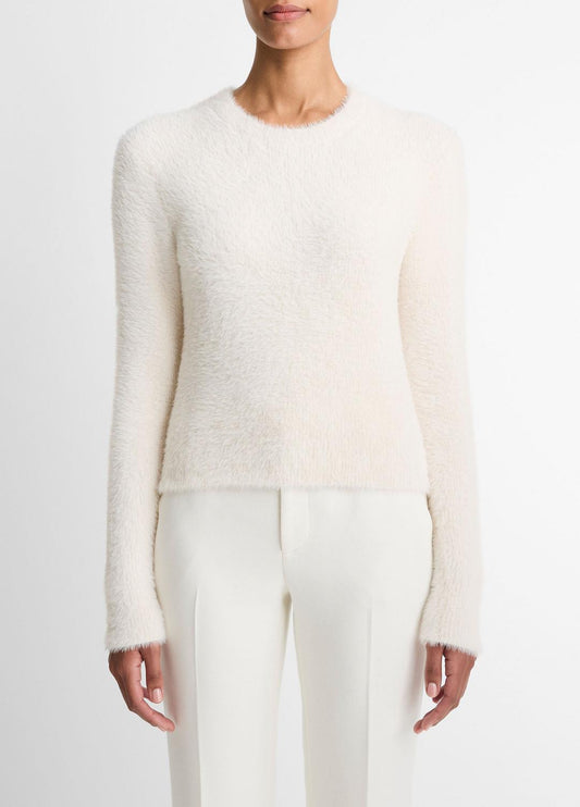 VINCE Best Seller - Eyelash Crew Neck Sweater in Crew Neck