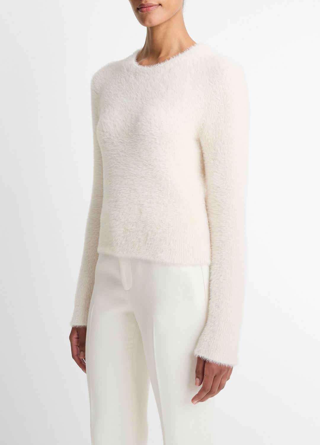 VINCE Best Seller - Eyelash Crew Neck Sweater in Crew Neck