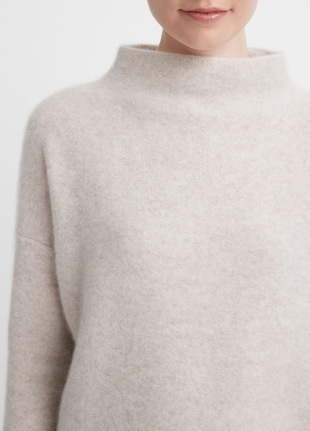VINCE Everyday - Plush Cashmere Funnel-Neck Sweater in Turtleneck
