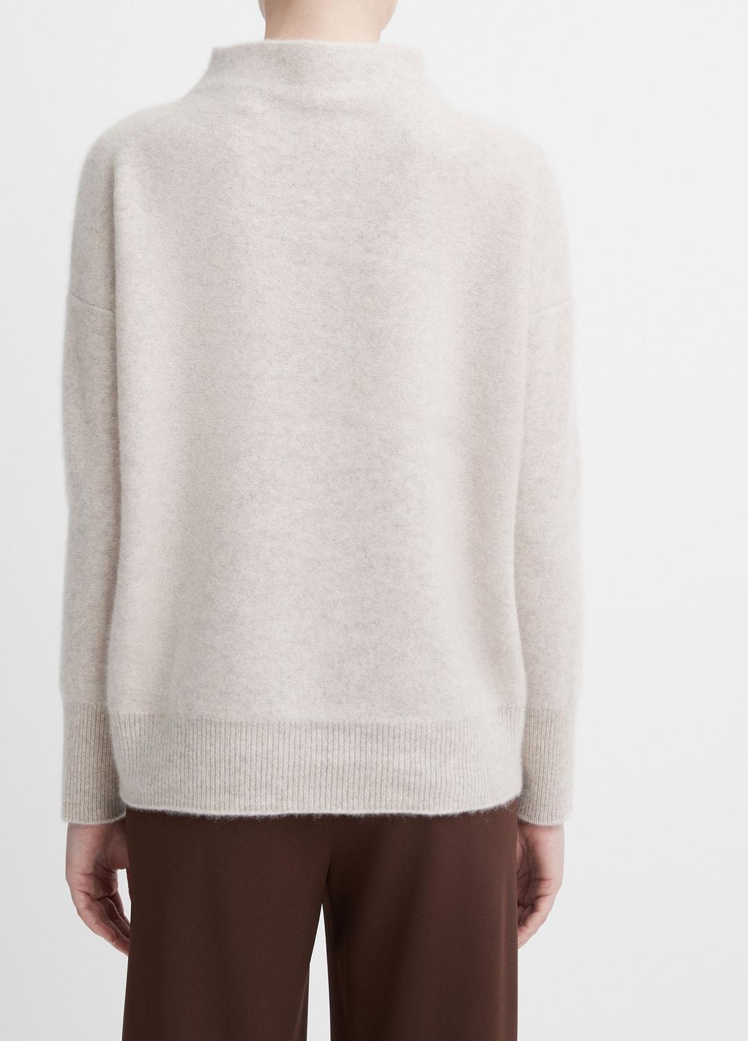 VINCE Everyday - Plush Cashmere Funnel-Neck Sweater in Turtleneck