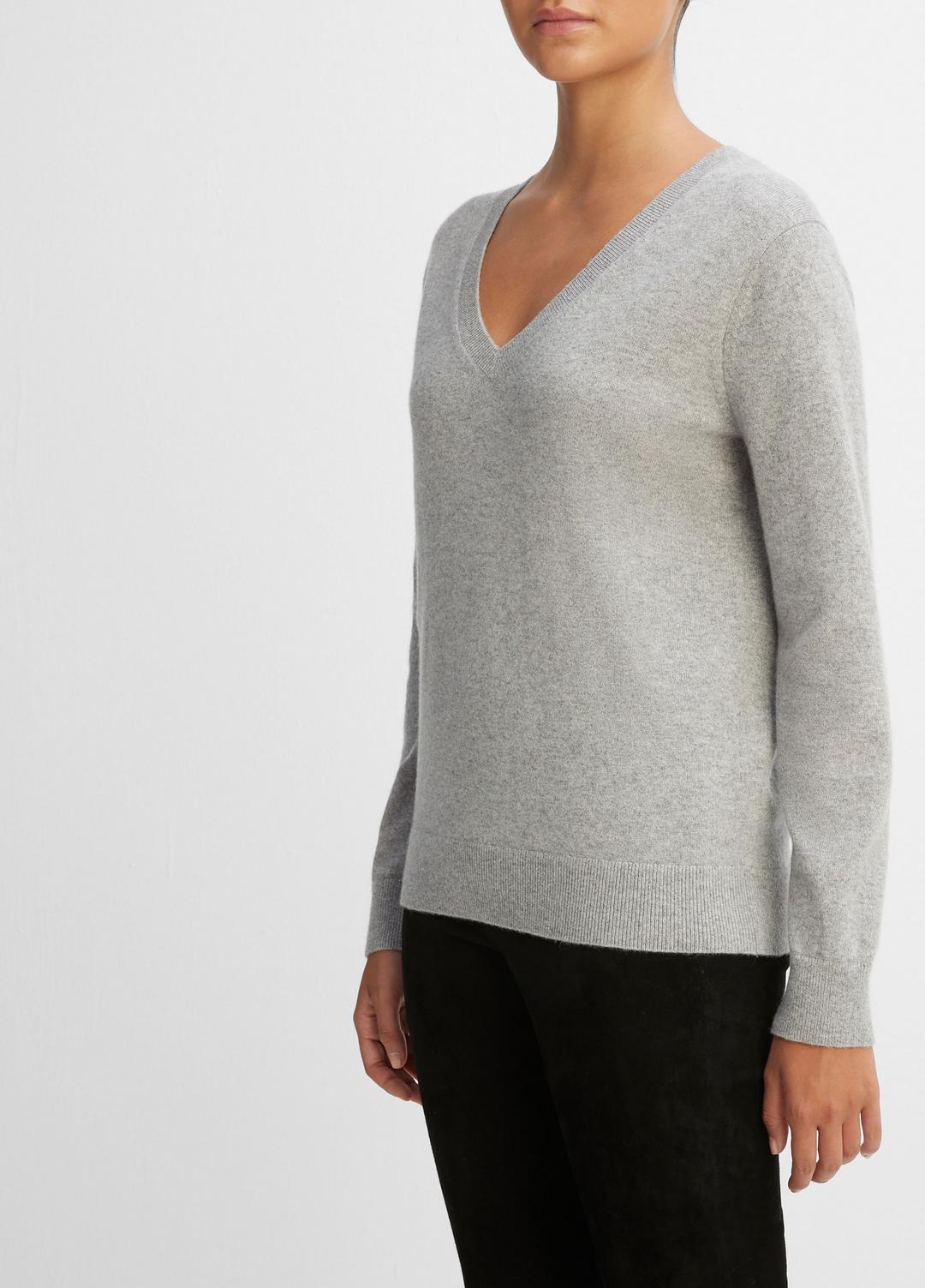 VINCE Featured - Cashmere Weekend V-Neck Sweater in V-Neck