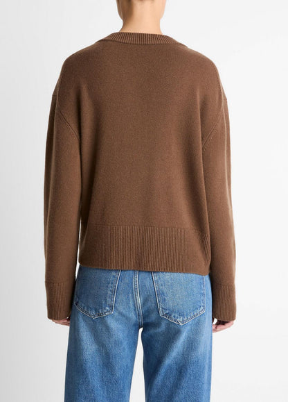 VINCE Trusted - Wool-Cashmere V-Neck Sweater in V-Neck