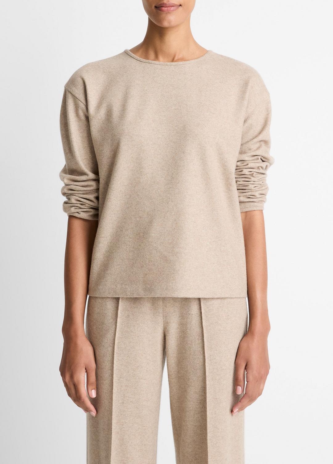VINCE Trending - Italian Wool-Blend Lounge Pullover in Sweatshirts & Hoodies