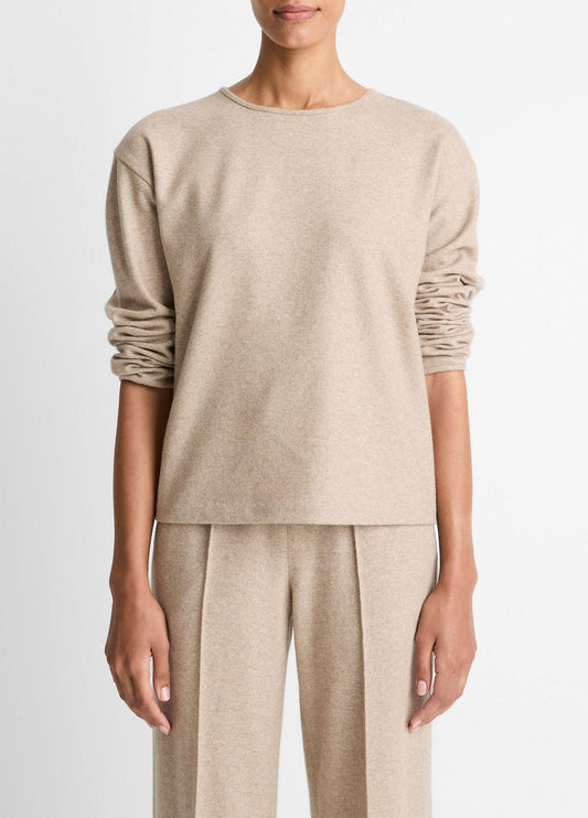 VINCE Trending - Italian Wool-Blend Lounge Pullover in Sweatshirts & Hoodies