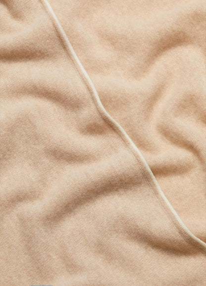 VINCE Premium - Tipped Jersey-Knit Cashmere Cape in Sweaters