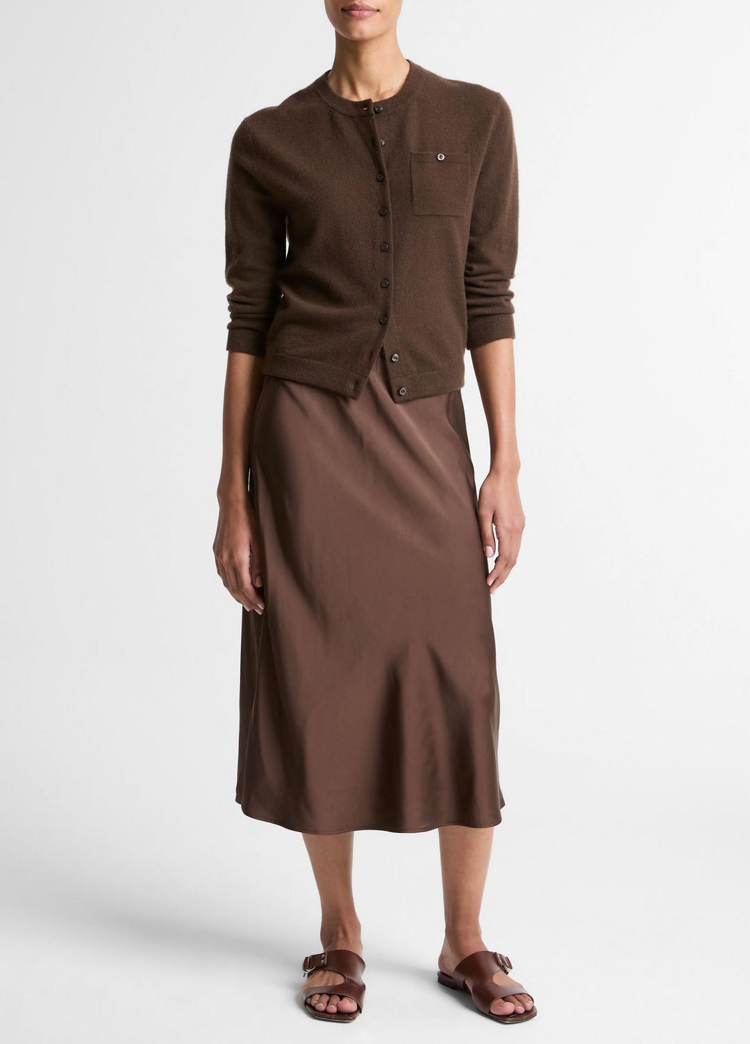 VINCE Quality - Wool & Cashmere-Blend Pocket Cardigan in Cardigans