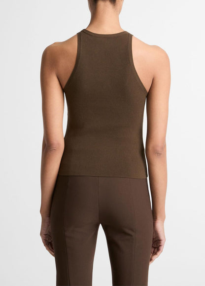 VINCE Best Seller - Milano-Stitch Scoop-Neck Sweater Tank in Tank Tops