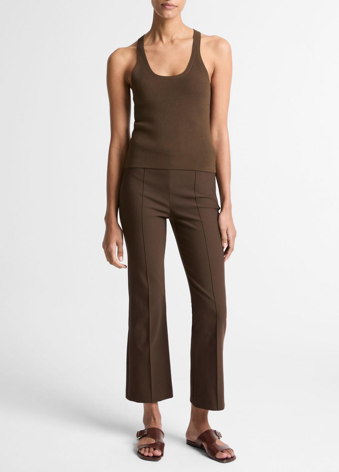 VINCE Best Seller - Milano-Stitch Scoop-Neck Sweater Tank in Tank Tops