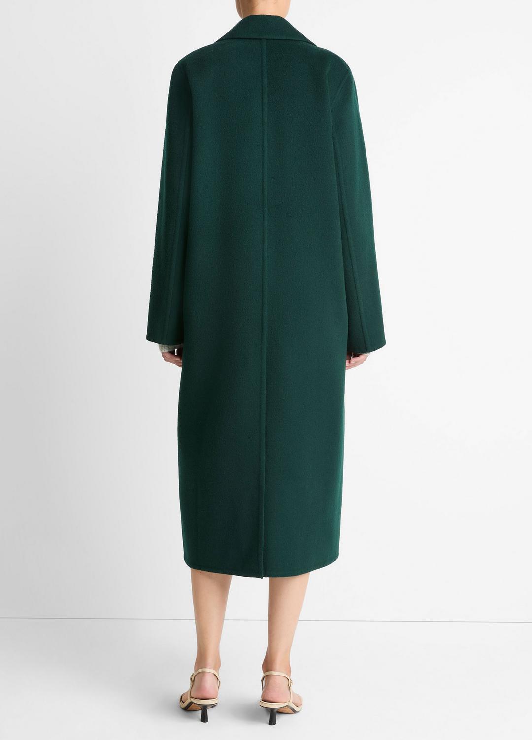VINCE Everyday - Wool-Blend Single-Breasted Coat in Coats