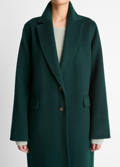 VINCE Everyday - Wool-Blend Single-Breasted Coat in Coats