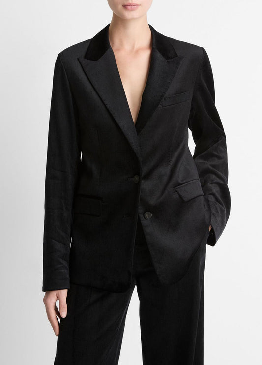 VINCE Best Seller - Italian Velvet Blazer in Blazers