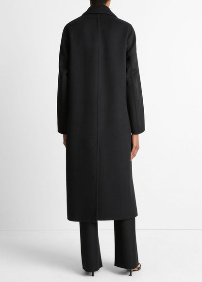 VINCE Everyday - Wool-Blend Single-Breasted Coat in Coats