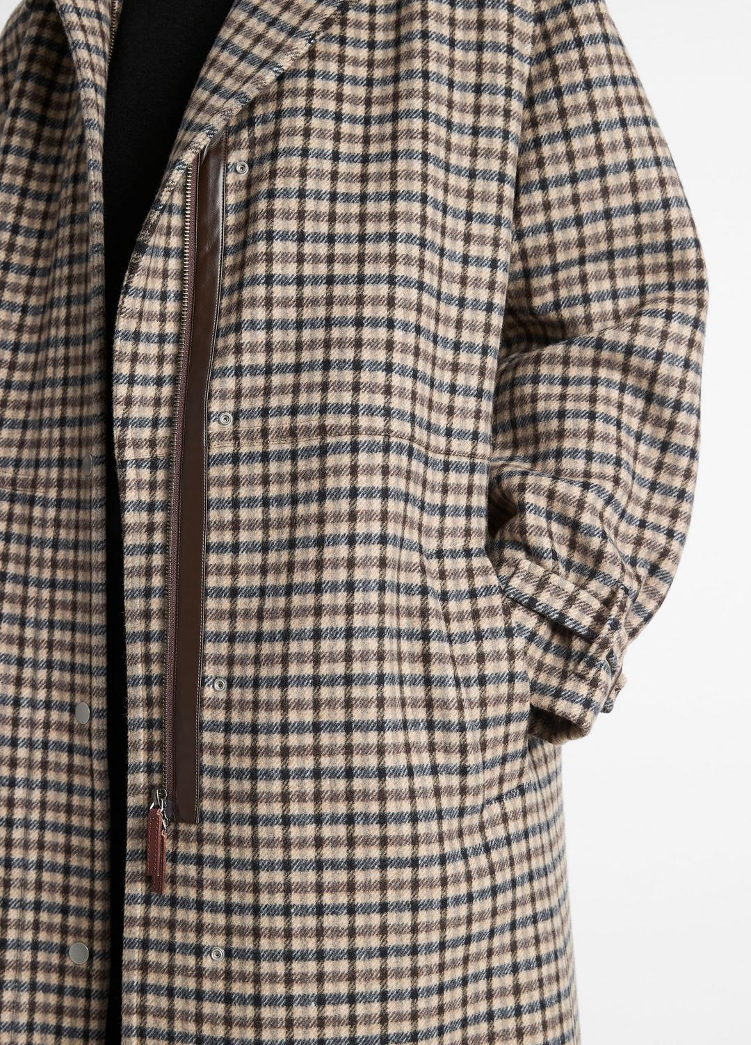 VINCE Recommended - Plaid Car Coat in Coats