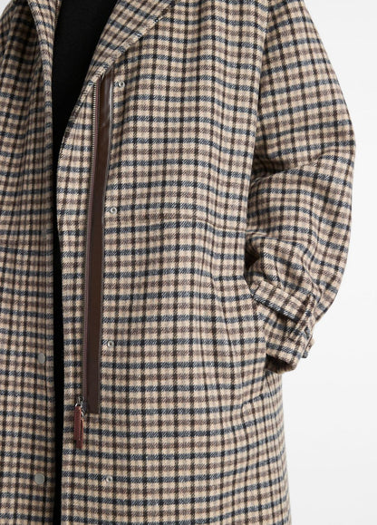 VINCE Recommended - Plaid Car Coat in Coats