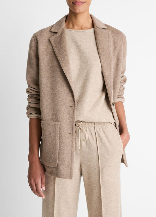 VINCE Trending - Double-Face Wool & Cashmere-Blend Blazer in Blazers