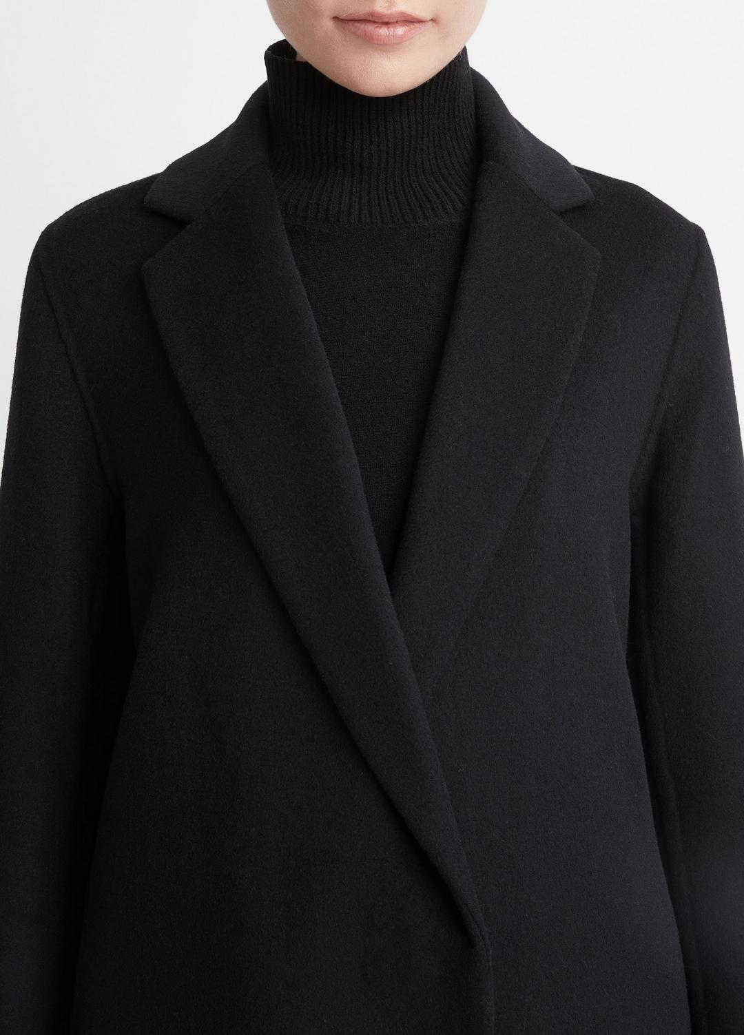 VINCE Hot Sale - Classic Wool-Blend Straight Coat in Coats