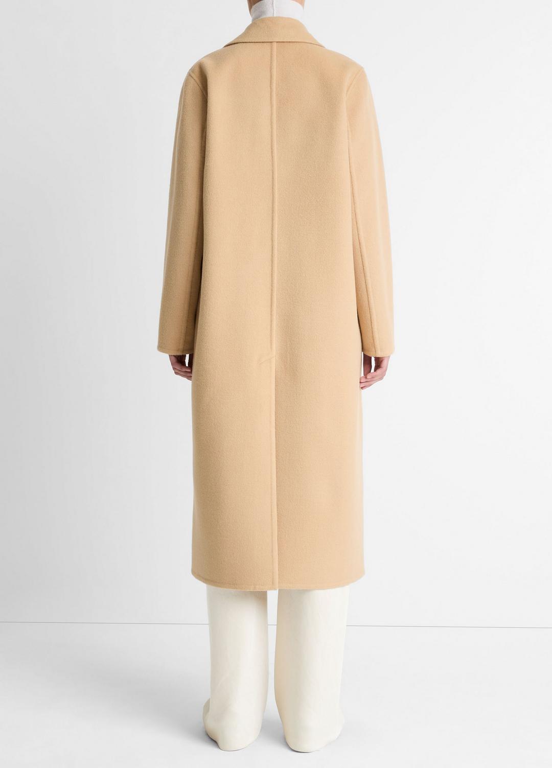 VINCE New - Wool-Blend Single-Breasted Coat in Coats