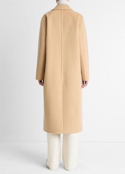 VINCE New - Wool-Blend Single-Breasted Coat in Coats